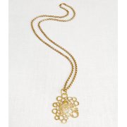 La Jewellery Recycled Brass Turkish Necklace