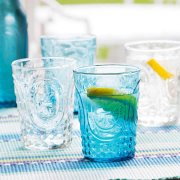 Vintage Design Glass Tumblers - Set of 4