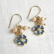 People Tree Enamel Flower Earrings