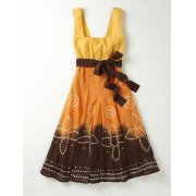 Nomads Tie Dye Ribbon Sash Dress