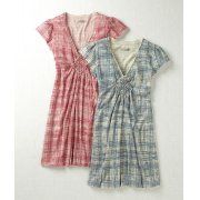 Komodo Organic Lola Grid Print Dress
