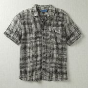 Komodo Grid Print Short Sleeve Shirt