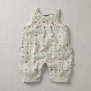 Serene Seahorse Print Dungarees
