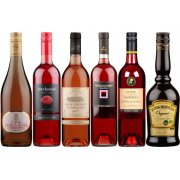 Box of 6 Valentine�s Ros&eacute; Wines & Cream Liqueur Pack