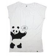 Rapanui Bamboo Women's Panda Print T-Shirt