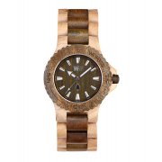 WeWOOD DATE Beige/Army Wooden Watch