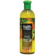 Faith In Nature Grapefruit & Orange Shower Gel & Foam Bath - 400ml