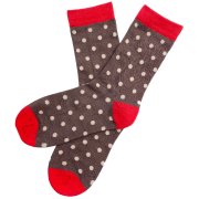 Braintree Bamboo Laurel Spot Socks - Khaki