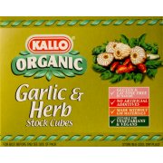 Kallo Garlic & Herb Stock Cubes 66G