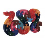 Lanka Kade Rubberwood Snake A-Z Jigsaw
