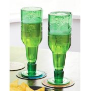 Green Glass Recycled Glasses - Grolsch Bottles (set of 2)