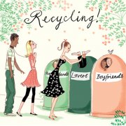 Eco-Chic Greetings Card - Recycling