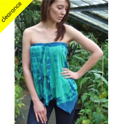 Erin Tie Dye Bamboo Bandeau Top