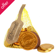 Divine Fairtrade Milk Chocolate Coins 80g