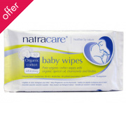 Natracare Organic Cotton Baby Wipes - 50