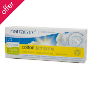 Natracare Organic Cotton Tampons - Regular - 20