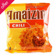 Amaizin Bio Corn Chips Chilli 75g