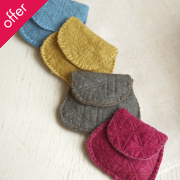 Quilted Felt Purse