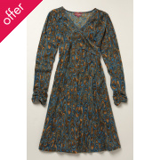 Fair Trade Mock Wrap Dress