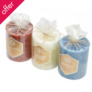 Christmas Scented Pillar Candle