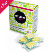 Ecozone Phosphate-Free 5-in-1 Dishwasher Tabs  - 25 tabs