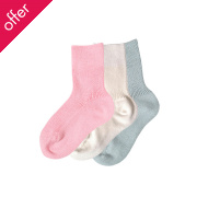 Girls 3 Pack of Socks
