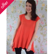 Rebecca Cap Sleeved Swing Bamboo Top
