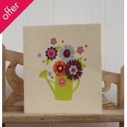 Handmade Garden Floral Card