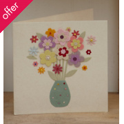 Handmade Cheerful Bouquet Card