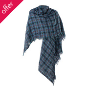 Komodo Landra Check Shawl