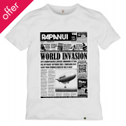Rapanui Organic Cotton World Invasion Men's T-Shirt