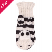 Kids Zebra Mittens
