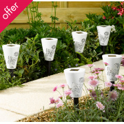 Silouette Butterfly Solar Stake Lights