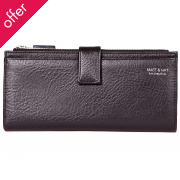 Matt & Nat Vegan Motiv Envelope Wallet - Black