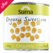 Suma Organic Sweetcorn (tinned) 285g