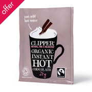 Clipper Organic Instant Hot Chocolate 28G