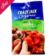 Crazy Jack Organic Ready To Eat Prunes 250g