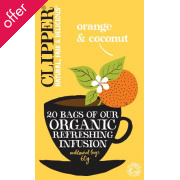 Clipper Orange & Coconut Tea 20 Bags