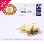 Doves Farm Original Butter Flapjack 5 X 40g