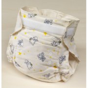 Natural Collection Organic Cotton Size Adjustable Washable Nappy