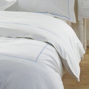 Natural Collection Organic Cotton Super King Duvet Cover - Satin Stitch