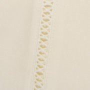 Natural Collection Organic Cotton Lace Edge Super King Flat Sheet