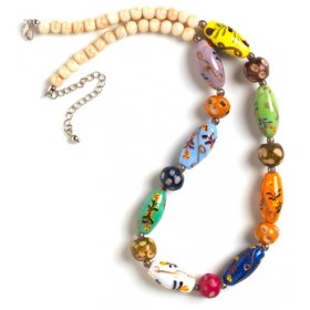 Decorative Multi Beaded Necklace