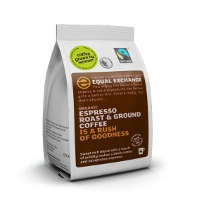 Espresso Coffee Shop Review on Exchange Organic Espresso Fine Grind Coffee  227g   Fair Trade   4 29