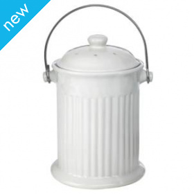 Good Ideas Ceramic Compost Crock - 4L Capacity