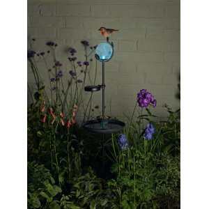 Birdbath Solar Garden Stake Light