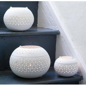 Fair Trade Petal Tealight Holder - Large