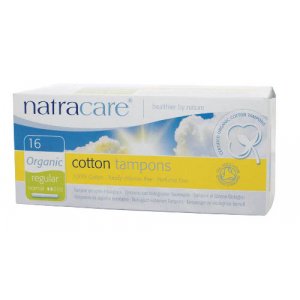 Natracare Organic Cotton Tampons with Applicator - Regular - 16