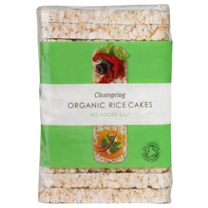 Clearspring Slim Rice Cakes - Plain 100g