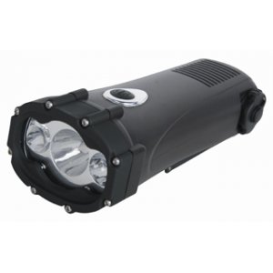 Powerplus Shark Wind up LED Flashlight and Mobile Phone Charger